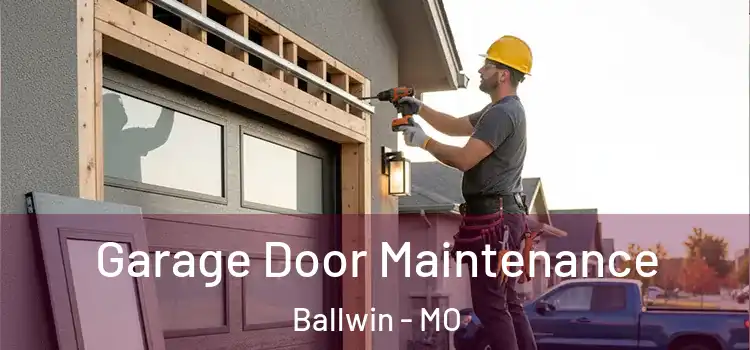 Garage Door Maintenance Ballwin - MO